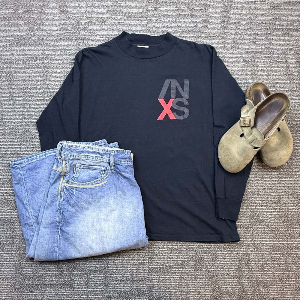 Vintage 1990 INXS Long Sleeve Band T-Shirt
